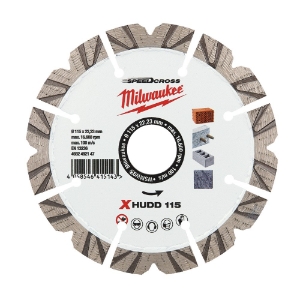 Afbeeldingen van MILWAUKEE® Doorslijpschijf Speedcross X-HUDD XHUDD 115 mm - 1 pc