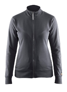 Afbeeldingen van Dames sweatshirt met rits L