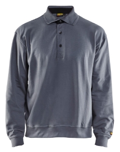 Afbeeldingen van Blåkläder Polo Sweatshirt 3370 Grijs S