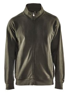 Afbeeldingen van Blåkläder Sweatshirt lange rits 3 349 Army 