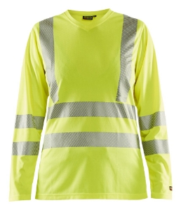 Afbeeldingen van Dames UV-T-shirt lange mouwen High Vis 