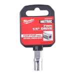 Afbeeldingen van 1/4 Ratel Dop ,Metrisch standaard -7MM