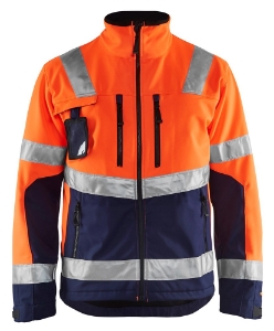 Afbeeldingen van Softshell jack High Vis XXXL