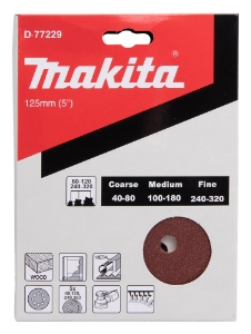 Afbeeldingen van Makita D-77229 Schuurschijfset 125mm velcro