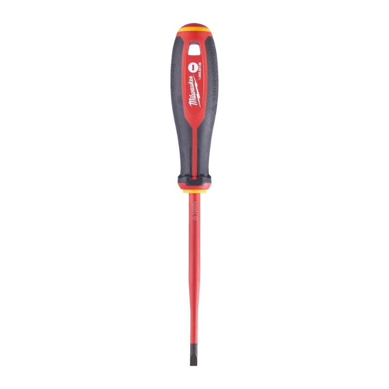 Afbeeldingen van MILWAUKEE® Tri-Lobe VDE schroevendraaier - sleuf Tri-Lobe VDE Screwdriver - Slotted 1.0 x 5.5 x 125
