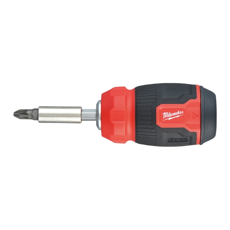 Afbeeldingen van MILWAUKEE® Schroevendraaier multi-Bit 8 in 1 compact 8 in 1 Compact Multi-Bit Screwdriver