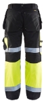 Afbeeldingen van Werkbroek High Vis X1500 D88 Zwart/High Vis 