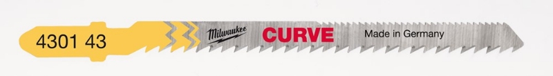 Afbeeldingen van MILWAUKEE® Decoupeerzaagblad voor bochten 75 x 2.5 mm Curve - 5 pcs