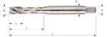 Afbeeldingen van Rotec HSS-E 800 Machinetap, UNC, DIN 371, blind 338C