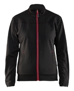 Afbeeldingen van Dames service sweatshirt met rits L