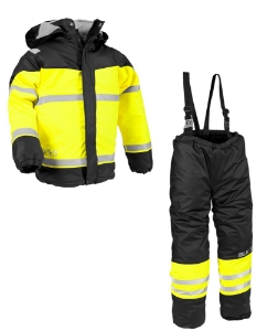 Afbeeldingen van Blåkläder Regenset Kinderen 4860 Zwart High 