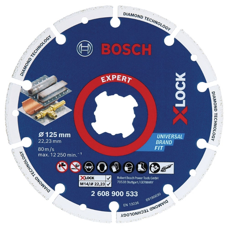 Afbeeldingen van Bosch EXPERT X-LOCK Diamantschijf Metal