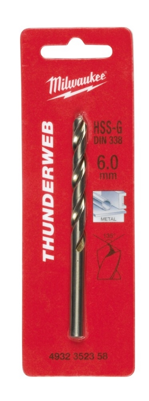 Afbeeldingen van MILWAUKEE® Metaalboor HSS-G TW 6.8 x 109 - 1 pc