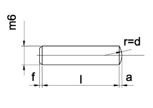 Afbeeldingen van Kobout B.V. Pen cilindrisch DIN 7, rvs A1