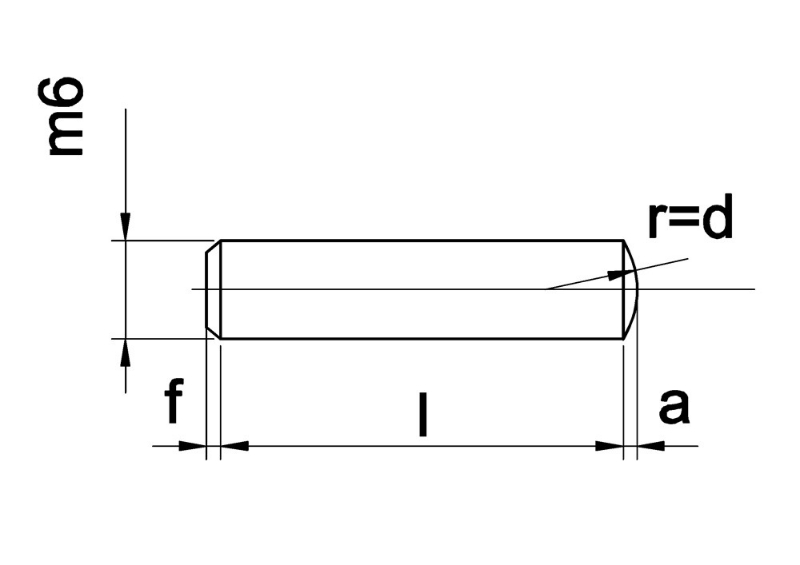 Afbeeldingen van Kobout B.V. Pen cilindrisch DIN 7, rvs A1