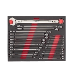 Afbeeldingen van MILWAUKEE® Foam Inlay Ring-steeksleutel set MAXBITE™