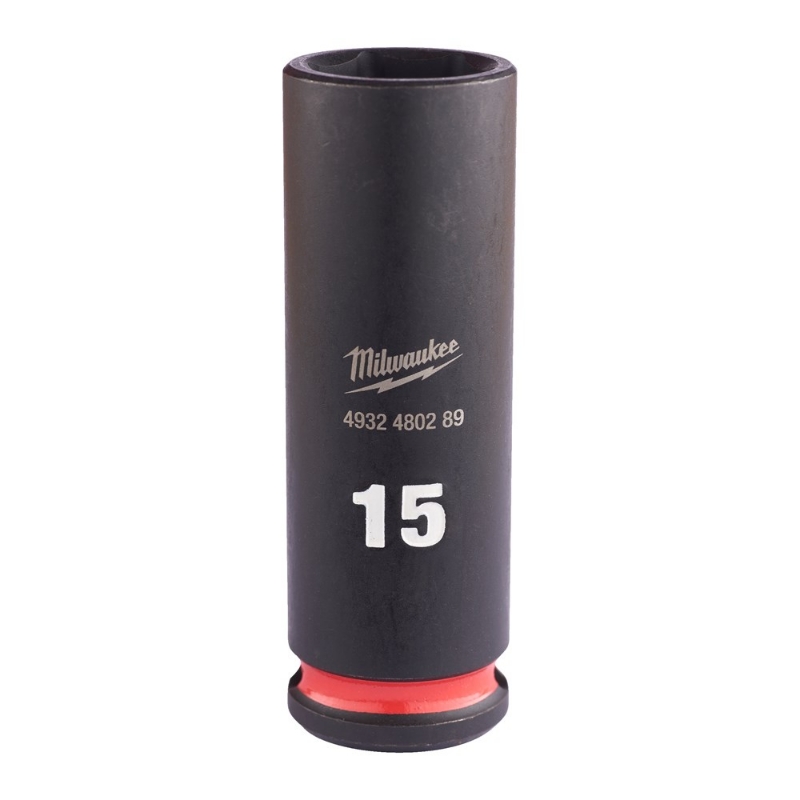 Afbeeldingen van MILWAUKEE® Slagdop 3/8 lang 15 mm 3/8" impact socket deep - 1 pc