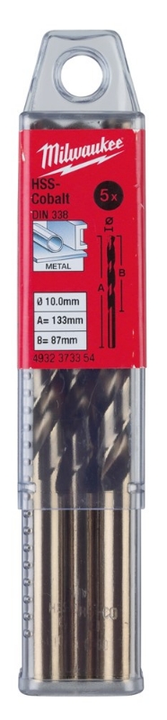 Afbeeldingen van MILWAUKEE® HSS-G Co metaalboor HSSGC 12.5 x 151 - 5 pcs