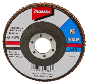 Afbeeldingen van Makita D-27246 Lamellenschuurschijf 115mm A60