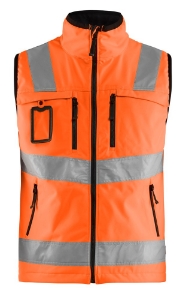 Afbeeldingen van Softshell vest High Vis XS