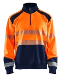 Afbeeldingen van Sweatshirt met halve rits High Vis M