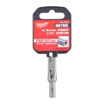 Afbeeldingen van MILWAUKEE® Dop 1/4˝ FOUR FLAT™ lang 1/4 Drive Socket - Metric Deep - 4.5 mm