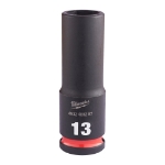 Afbeeldingen van MILWAUKEE® Slagdop 3/8 lang 13 mm 3/8" impact socket deep - 1 pc