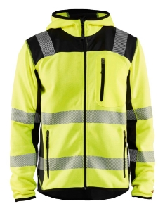 Afbeeldingen van Gebreid vest met capuchon High Vis 4XL
