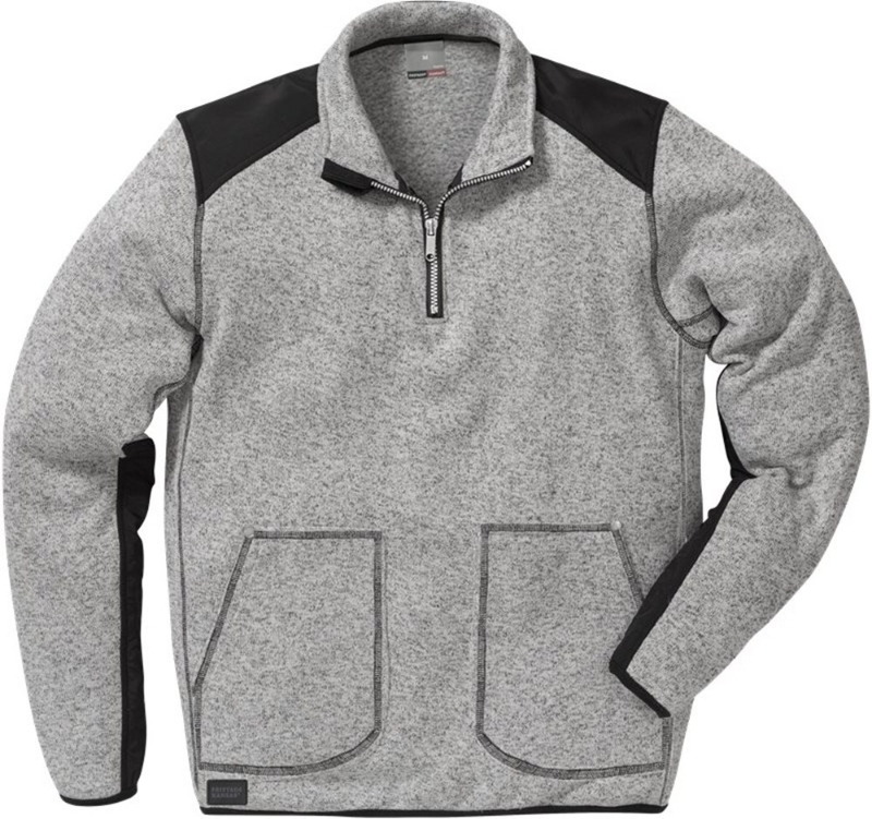 Afbeeldingen van FRISTADS Fleece sweatshirt met korte rits 7450 PRKN