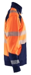 Afbeeldingen van Sweatshirt met halve rits High Vis M