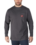 Afbeeldingen van Work T-shirt long sleeve grijs WTLSG-L 