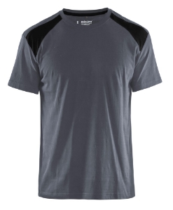 Afbeeldingen van Blåkläder T-shirt Bi-Colour 3379 Grijs Zwart