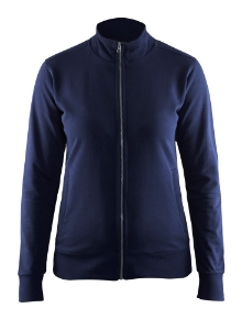 Afbeeldingen van Dames sweatshirt met rits L