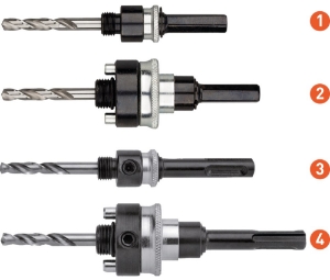 Afbeeldingen van Rotec Standaard adapter voor gatzagen 527