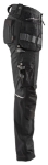 Afbeeldingen van Blåkläder/Dames werkbroek met stretch/7115/Zwart/D19