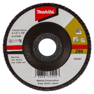 Afbeeldingen van Makita D-27442 Lamellenschuurschijf 115mm Z60