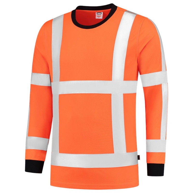 Afbeeldingen van TRICORP SAFETY T-shirt RWS Birdseye Lange Mouw 103002