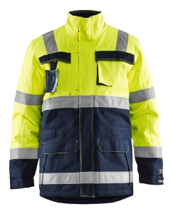 Afbeeldingen van Multinorm winterparka L High Vis Geel/Marine