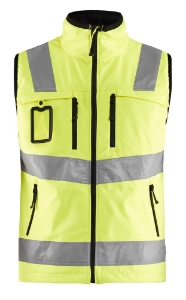 Afbeeldingen van Softshell vest High Vis XS