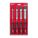 Afbeeldingen van MILWAUKEE® Steekbeitel Set (6,13,19,25 mm) (4-delig) Beveled Edge Chisels Set 4pc