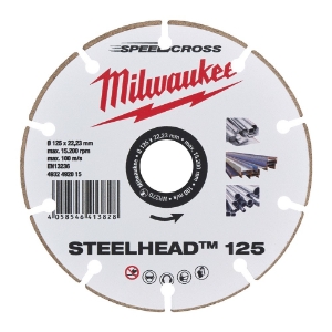 Afbeeldingen van MILWAUKEE® Doorslijpschijf Speedcross STEELHEAD Steelhead 125 mm - 1 pc