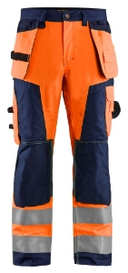 Afbeeldingen van Werkbroek High Vis D88 High Vis Oranje/Marine