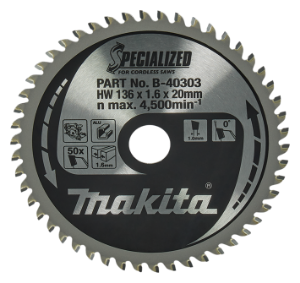 Afbeeldingen van Makita B-40303 Cirkelzaagblad Aluminium
