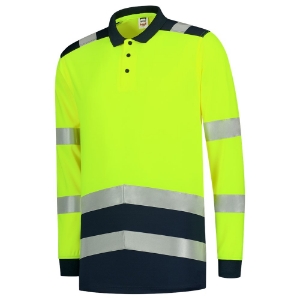 Afbeeldingen van TRICORP SAFETY Poloshirt High Vis Bicolor Lange Mouw 203008