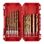 Afbeeldingen van MILWAUKEE® RED HEX - SHOCKWAVE™ HSS-TiN metaalboren Shockwave HSS-G Tin Red Hex Set - 19 pc