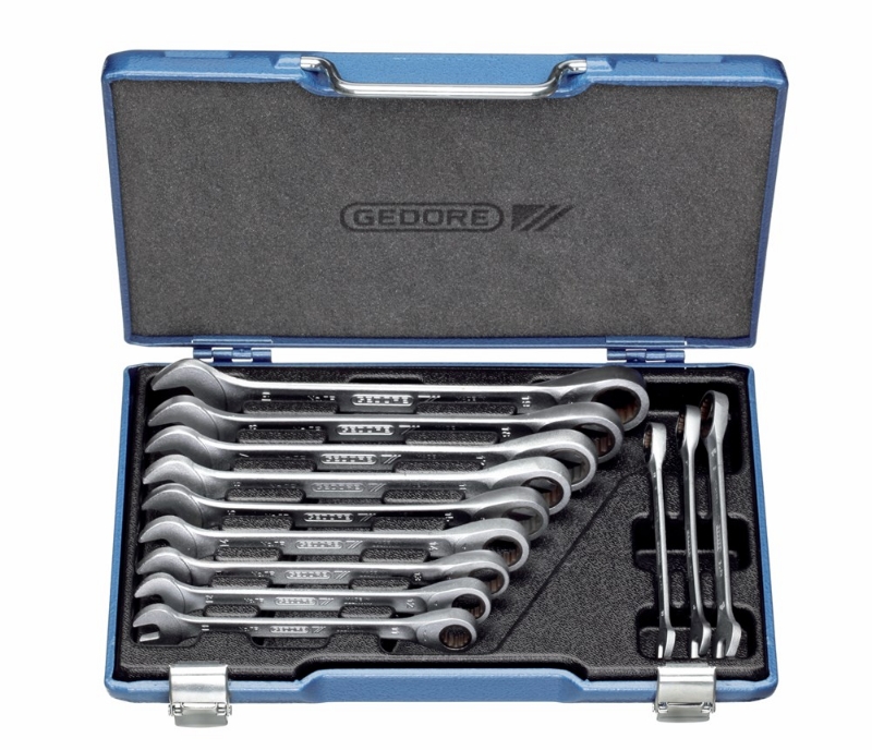 Afbeeldingen van GEDORE Ringratel-steeksleutelset 12-delig 7 R-012