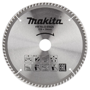 Afbeeldingen van Makita D-65626 Afkortzaagblad div. materialen