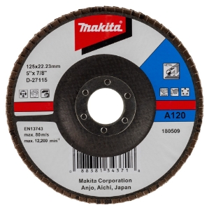 Afbeeldingen van Makita D-27115 Lamellenschuurschijf 125mm 