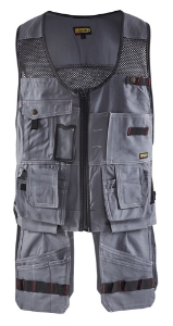 Afbeeldingen van Blåkläder Werkvest 3100 Grijs Zwart XL
