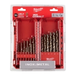 Afbeeldingen van MILWAUKEE® Metaalboor HSS DIN 338 Cobalt HSS-G Cobalt Set - 19 pc